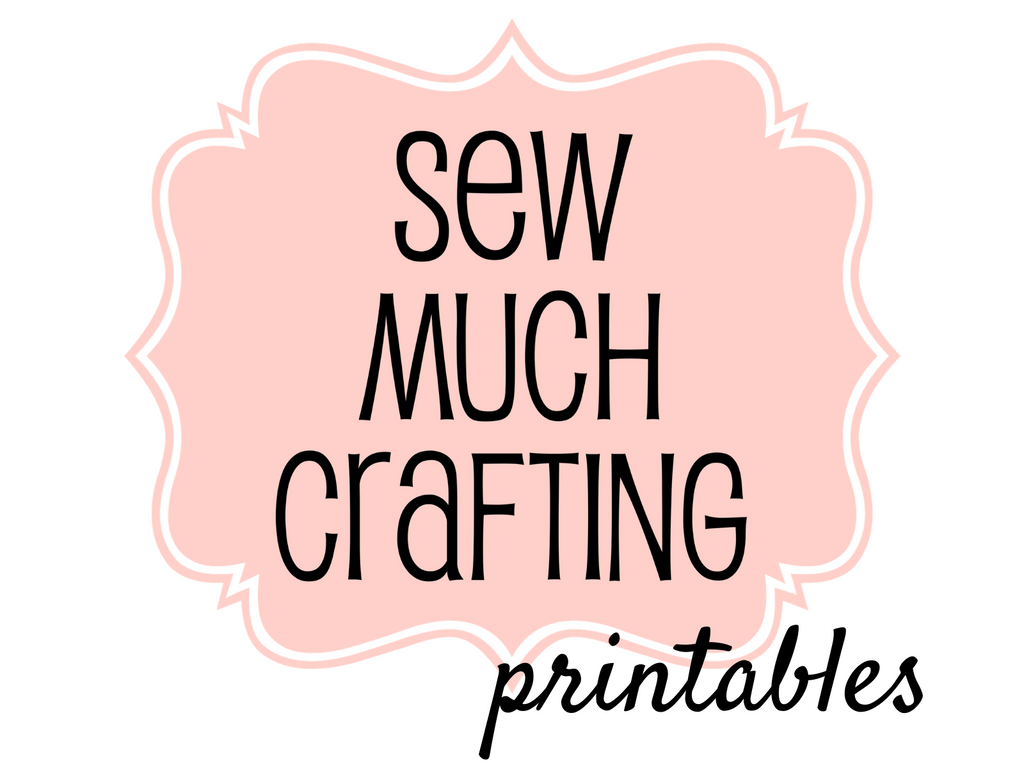 NEW Sew Much Crafting Printables Shop