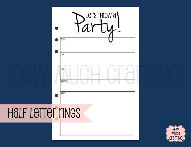 Party Planner for Rings