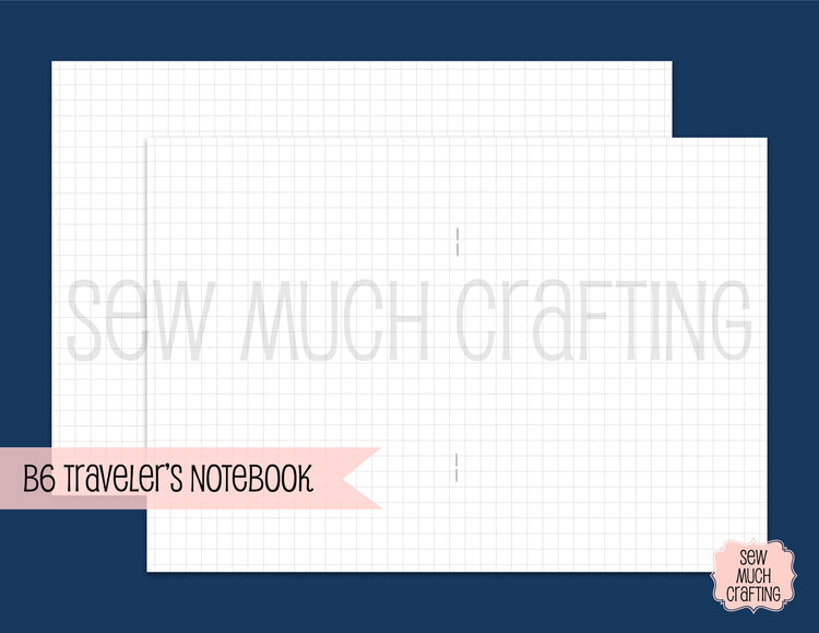 Grid Paper for Traveler's Notebooks