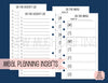 Meal Planning Inserts for Rings