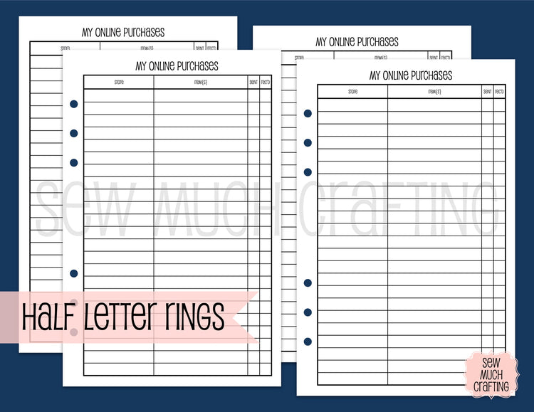 Online Purchase Inserts for Rings